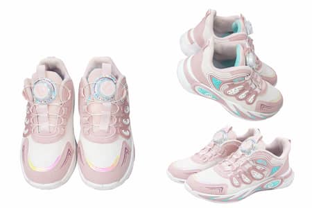 Like New White & Light Pink Casual joggers Sneakers – Size 38