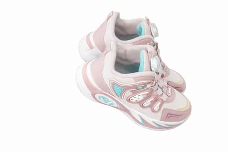 Like New White & Light Pink Casual joggers Sneakers – Size 38