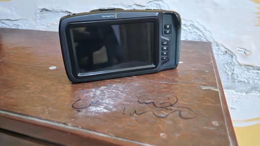 Black magic pocket camera 4k cinema