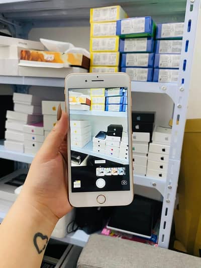 Iphone 8 plus pta approved lush phone 10/10 condition box charger