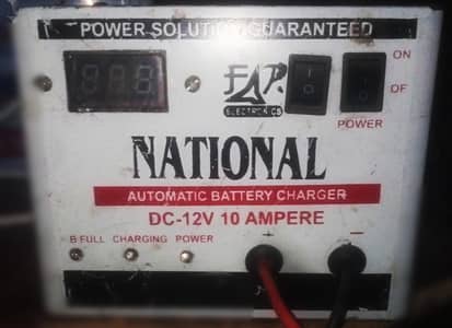 DC- 12 V  10 AMPERE  -AUTOMATIC BETTRY CHARGER