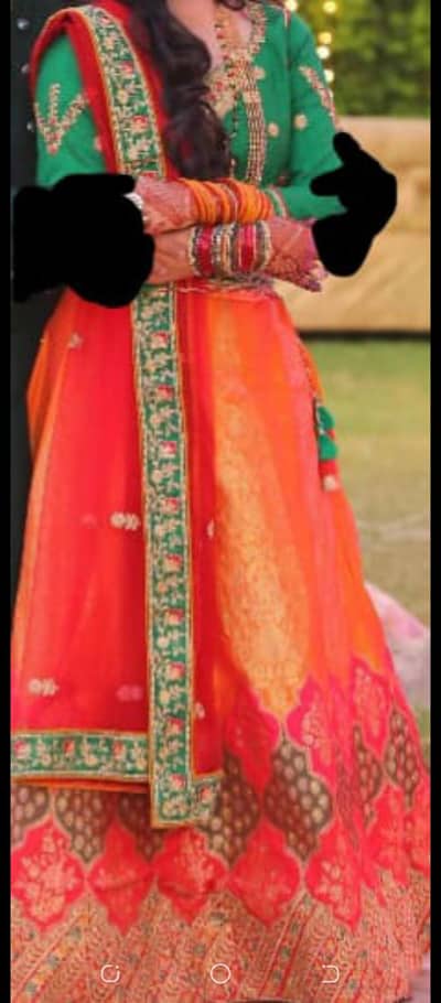 Mehndi dress small size