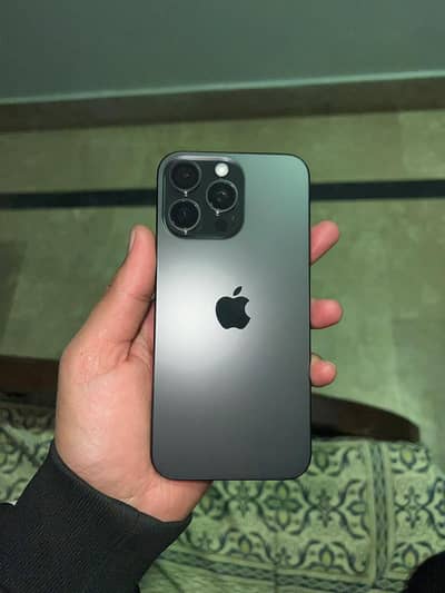 I phone 15 pro max with box cable jv battery health 87