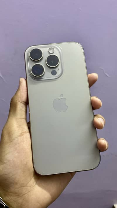 Iphone 15 pro, Natural Titanium,  128gb
