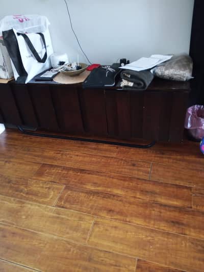 Stylish Console Table with 3 Cupboards