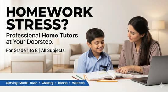 Home Tutors Available in Lahore | O/A Level, FSc, Class 1-8 |Free Demo
