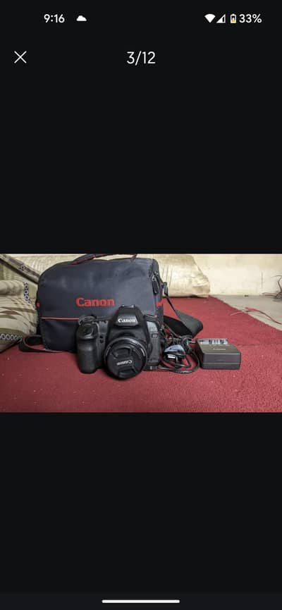 Canon 5D Mark ii - with best  52 mm portrait lens
