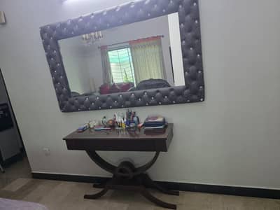 sheesham wood console