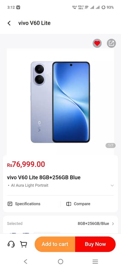vivo v 60 lite 4G