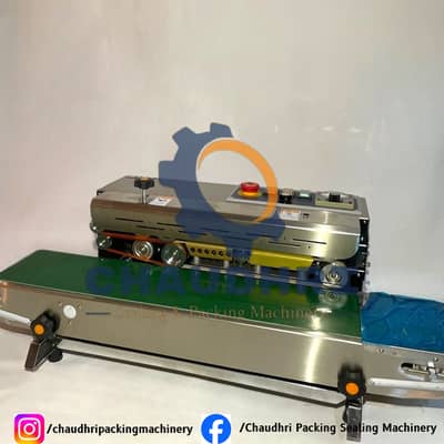 Continuous Band Sealer Machine // bags,pouches,sachet Sealing Machine