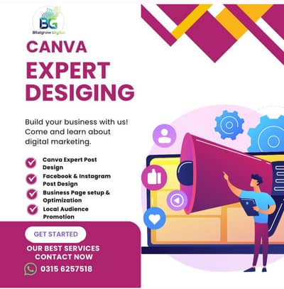 Canva Expert Designing – Digital Marketing for Local Businesses