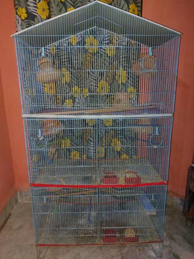 Cage with 5 portion new condition