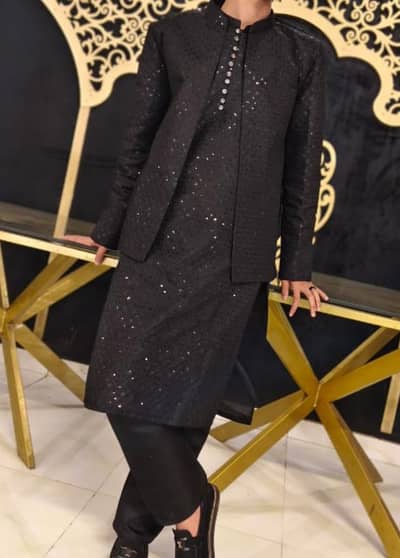 Prince Coat with kurta pajama in New Condition