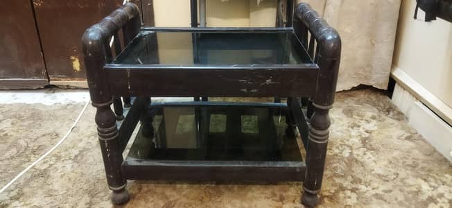 side table pure heavy wood