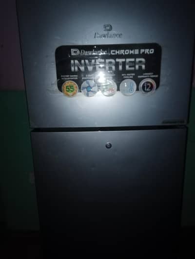 dawlance Chrome 3 pro inverter refrigerator 9 10 condition