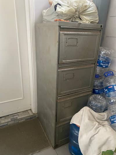 Metal filing cabinet