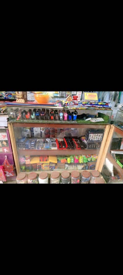 glass display counter