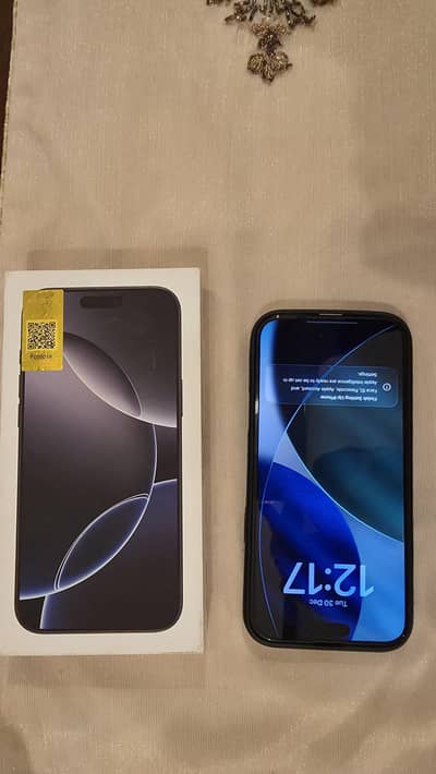 Apple iPhone 16 Pro Max 256GB | PTA Approved | 100% Battery | For Sale