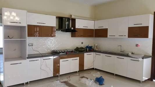 kitchen cabinet and granite marble