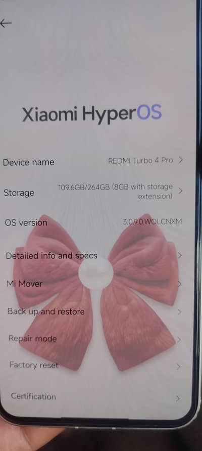 Redmi Turbo 4 Pro 16+6/264 Dual Physical