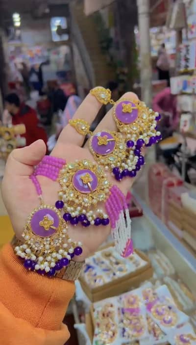 Latest design Artificial Bridal Jewelry Set