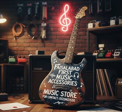 Guitar strings , capo , strap every things …