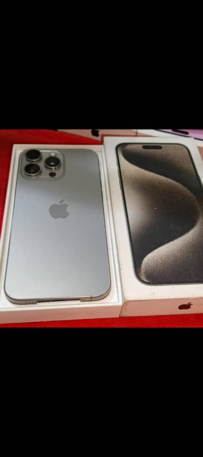 15 PRO MAX 256 GB PTA APPROVED 93 BATTERY HEALTH JUST PANEL CHANGE ORi