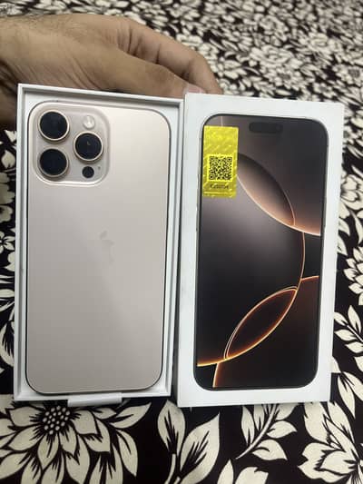 Iphone 16pro max 256gb pta aproved