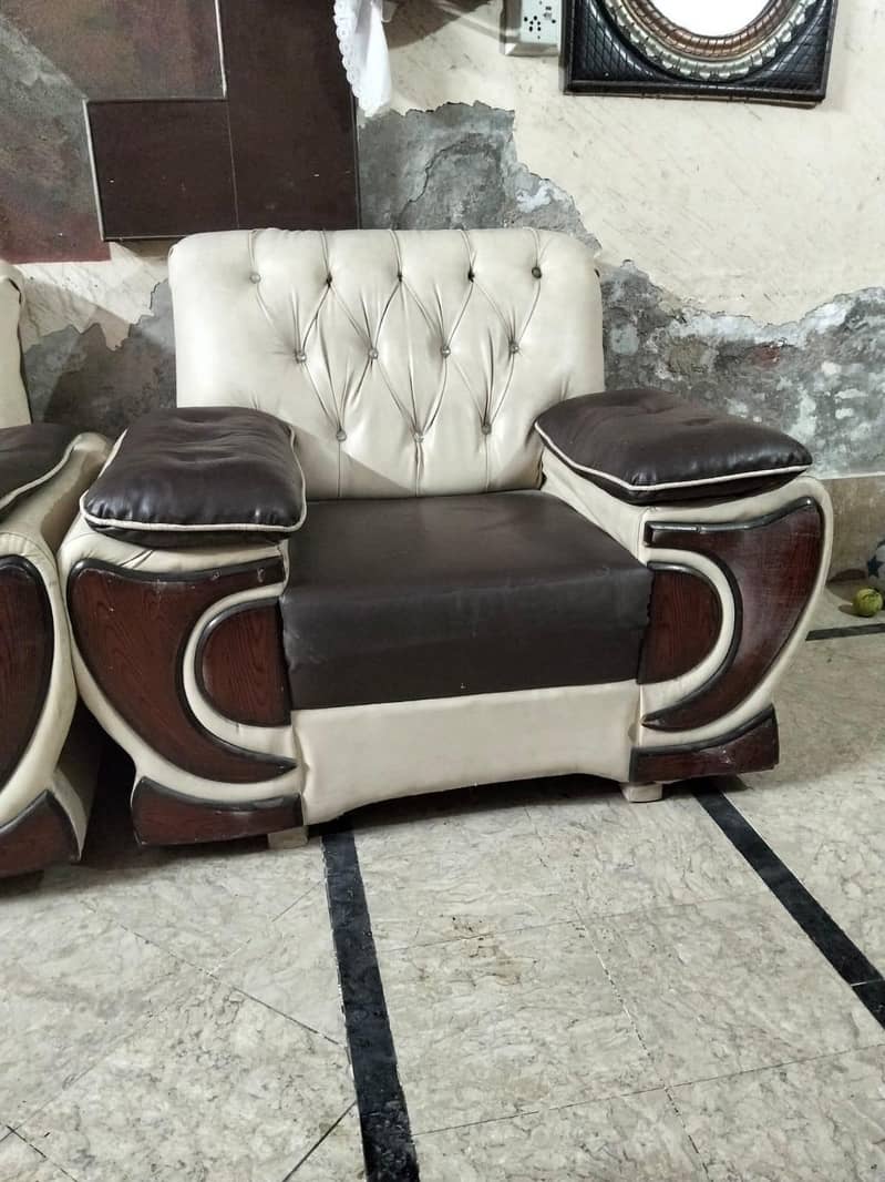 Leather sofa set 2