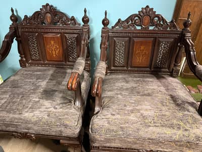 chinyoti sofa set 4 seater 2+1+1