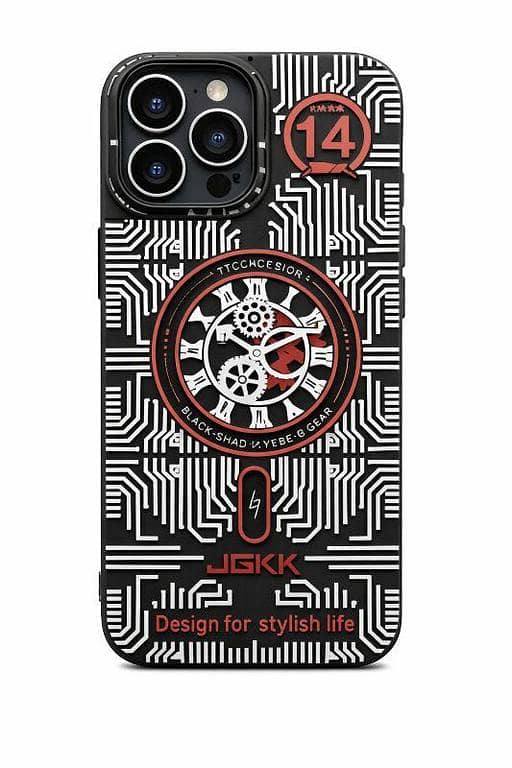 iPhone 14 Pro Max Premium Cyber Design Shockproof Case