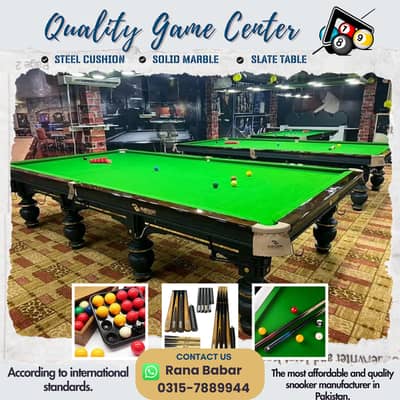 New Snooker Table Order