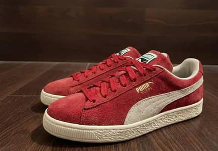 PUMA Shoes Suede Original Red Sneakers - Excellent Condition