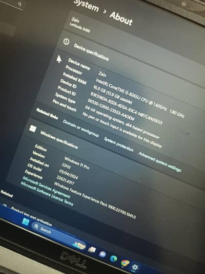 Dell Laptop For Sale