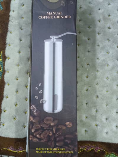 Manual Coffee Grinder (Stainless Steel) – Burr System
