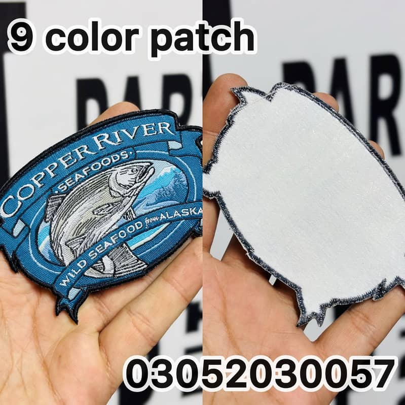 Woven patch velcro patch iron on patch merrow patch sew on patch 3