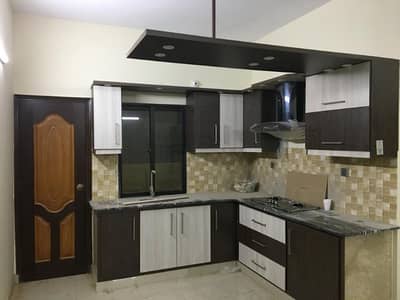 3 Bed D/D 2nd Floor West Open Portion Available For Sale with Good Rental Income in DadaBhoy Tow Near Falcon Complex Karachi