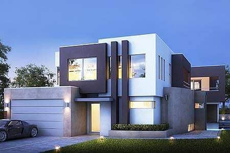 FRONT ELEVATION VIEW & LAYOUT PLAN 5