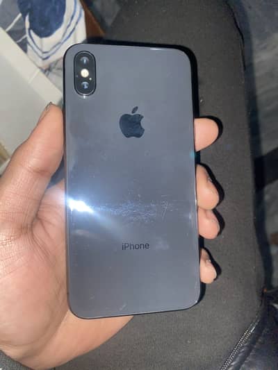 iphone x back or front camera and face id