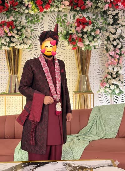 sherwani with suit & kula or khussa