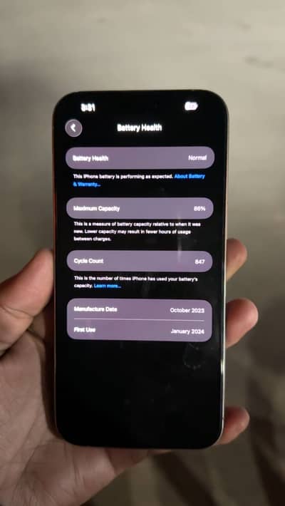 IPHONE 15 PRO MAX 256GB JV WITH BOX