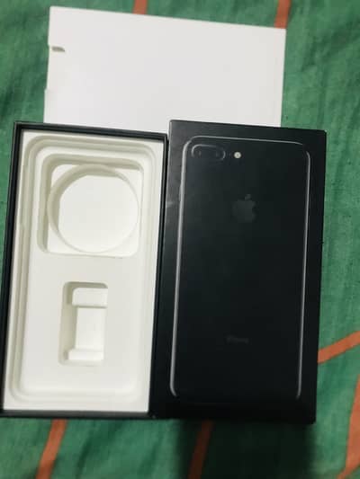 I phone 7 plus PTA APROVED with box pack and cover
