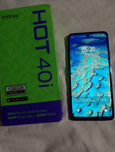 infinix hot 40i 8.8RAM 128. GP all ok PTA proof box condition 10.9