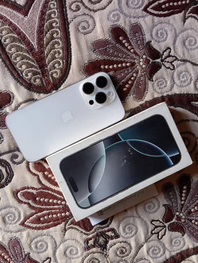 iPhone 16 pro 256 gb  non pta full box full sim time