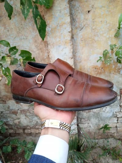 Double Monk Strap leather