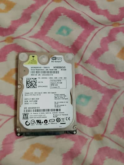 80 gb hard drive for used good condition