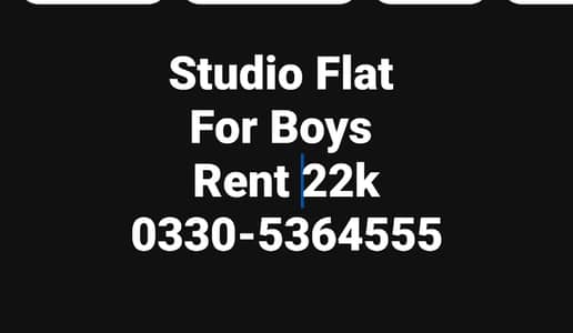 Flat for rent call or whatsapp 0330-5364555