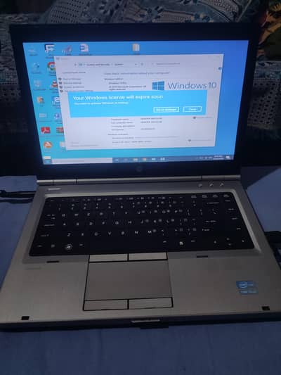 Hp Elitebook 8470P corei5 3 Gen RAM 10GB Storage 500GB original charge