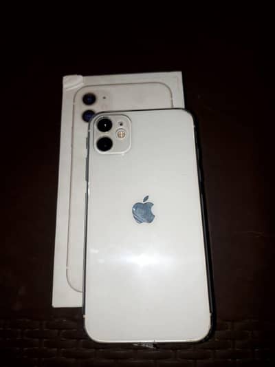 i phone 11 white color no scratch.