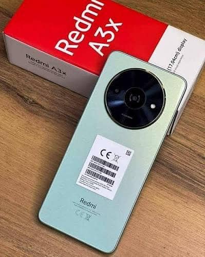 Redmi A3x with box and original charger  10by10 condition